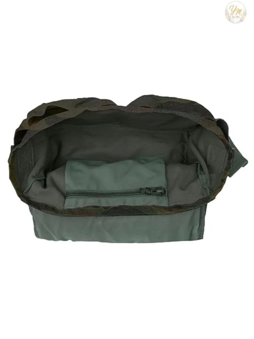 Vintage Heavyweight Cotton Canvas Messenger Bag with Padded Shoulder Strap